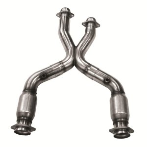 Ford Mustang Performance Exhaust - Kooks Headers - GREEN Catted Stainless Steel X-Pipe - `99-`04